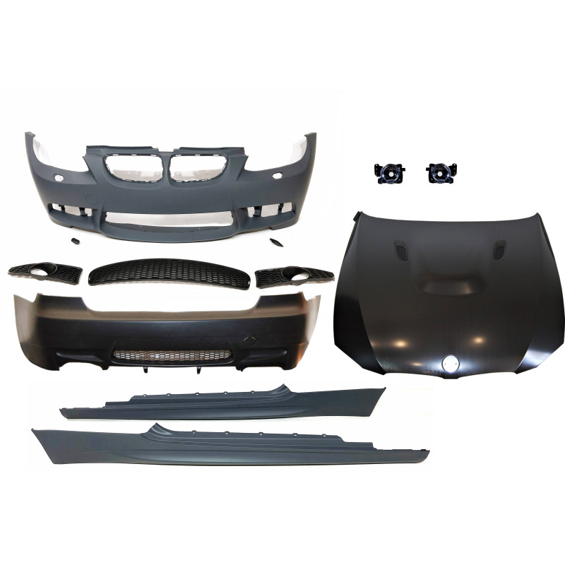 Kit Estetico BMW E92 / E93 06-09 Look M3 Fendinebbia Cofano (Cod. E-TCB61397152615201429300)