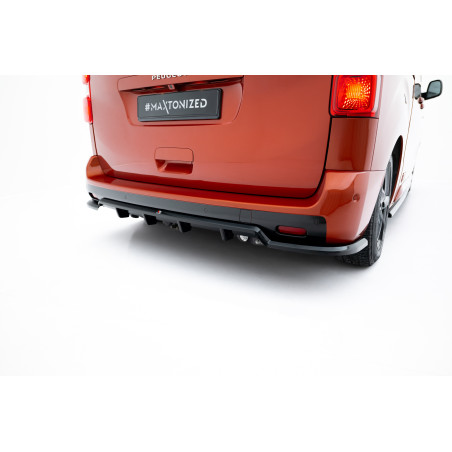 Splitter posteriore (con barre verticali) Peugeot Expert Mk3 (Cod. M-PE-TR-1-RD1G+RD2G)