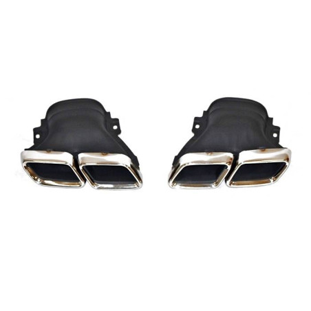 Terminali Di Uscita Di Scarico Mercedes W213 E63 (Cod. E-SIL0099)
