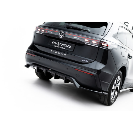 Splitter posteriore (con barre verticali) Volkswagen Tiguan Mk3 (Cod. M-VW-TI-3-RD1G+RD2G)