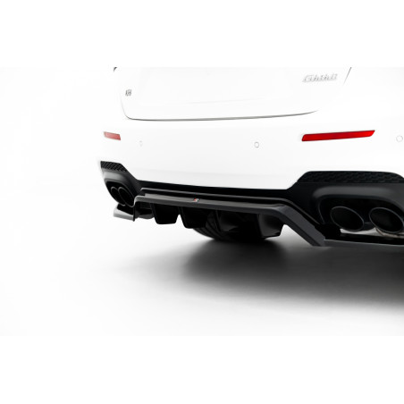 Splitter posteriore (con barre verticali) Maserati Ghibli Modena Mk3 Facelift (Cod. M-MA-GH-1F-MO-RD