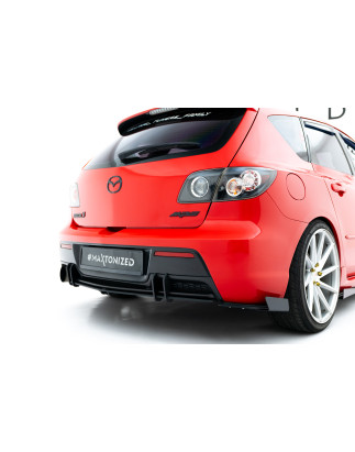 DIFFUSORE POSTERIORE street pro Mazda 3 MPS Mk1 EU Version (Cod. M-MA3MPS1CNC-RS2B)