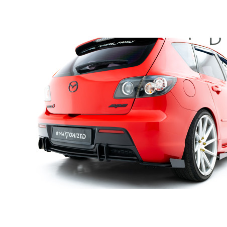 DIFFUSORE POSTERIORE street pro Mazda 3 MPS Mk1 EU Version (Cod. M-MA3MPS1CNC-RS2B)