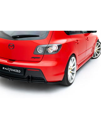 Splitters posteriori laterali Street Pro Mazda 3 MPS Mk1 EU Version (Cod. M-MA3MPS1CNC-RSD2B)