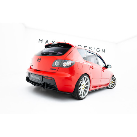 Splitters posteriori laterali Street Pro Mazda 3 MPS Mk1 EU Version (Cod. M-MA3MPS1CNC-RSD2B)