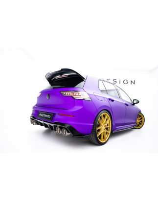 Splitters posteriori laterali V.6 for Volkswagen Golf R  Mk8 Facelift (Cod. M-VW-GO-8-R-RSD6G)