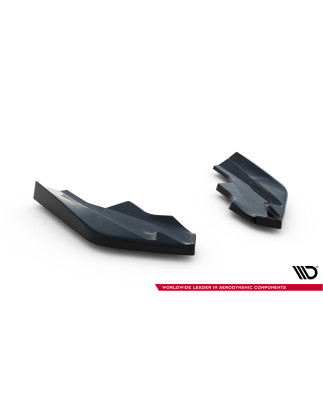 Splitters posteriori laterali V.6 for Volkswagen Golf R  Mk8 Facelift (Cod. M-VW-GO-8-R-RSD6G)