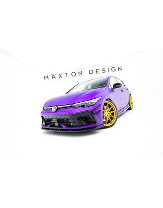 SPLITTER ANTERIORE V.2 Volkswagen Golf R Mk8 Facelift (Cod. M-VW-GO-8F-R-FD2G)