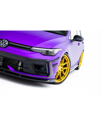 SPLITTER ANTERIORE V.2 Volkswagen Golf R  Mk8 Facelift (Cod. M-VW-GO-8F-R-FD2G)