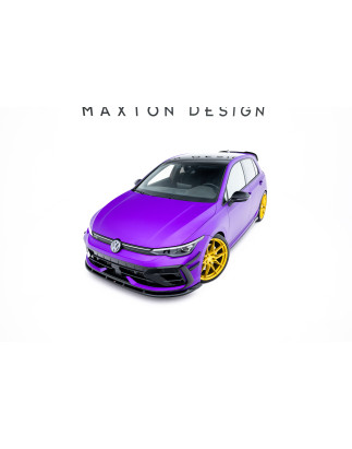SPLITTER ANTERIORE V.2 Volkswagen Golf R  Mk8 Facelift (Cod. M-VW-GO-8F-R-FD2G)