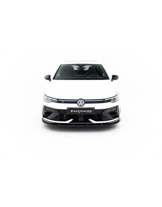 SPLITTER ANTERIORE V.2 Volkswagen Golf R  Mk8 Facelift (Cod. M-VW-GO-8F-R-FD2G)