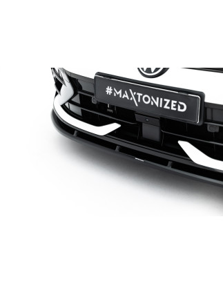SPLITTER ANTERIORE V.2 Volkswagen Golf R  Mk8 Facelift (Cod. M-VW-GO-8F-R-FD2G)
