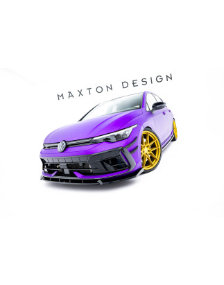 SPLITTER ANTERIORE V.3 Volkswagen Golf R  Mk8 Facelift (Cod. M-VW-GO-8F-R-FD3G)