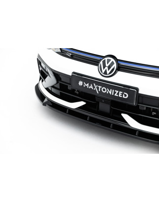 SPLITTER ANTERIORE V.3 Volkswagen Golf R  Mk8 Facelift (Cod. M-VW-GO-8F-R-FD3G)