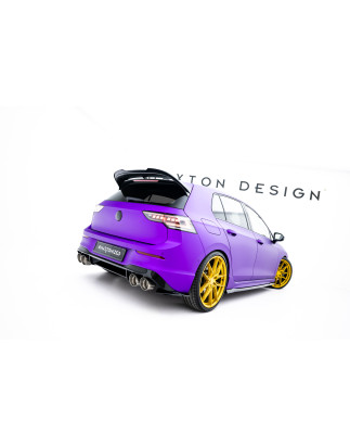 Splitters posteriori laterali V.8 Volkswagen Golf R  Mk8 / Mk8 Facelift (Cod. M-VW-GO-8F-R-RSD2G)