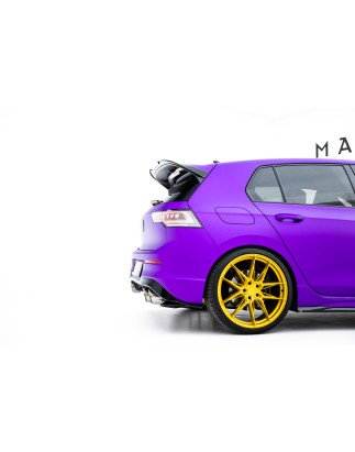 Splitters posteriori laterali V.8 Volkswagen Golf R  Mk8 / Mk8 Facelift (Cod. M-VW-GO-8F-R-RSD2G)
