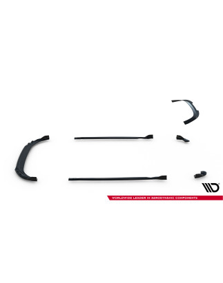 Splitters Set V.1 Volkswagen Golf R  Mk8 Facelift (Cod. M-VW-GO-8F-R-SET1)
