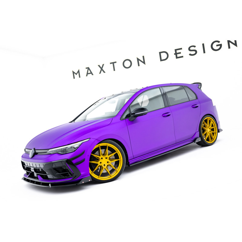 Splitters Set V.4 Volkswagen Golf R  Mk8 Facelift (Cod. M-VW-GO-8F-R-SET4)