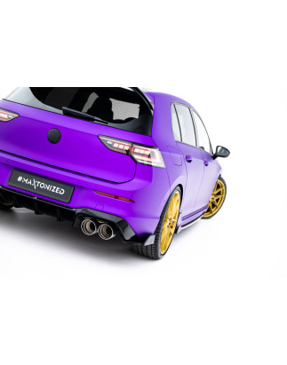 Splitters Set V.4 Volkswagen Golf R  Mk8 Facelift (Cod. M-VW-GO-8F-R-SET4)
