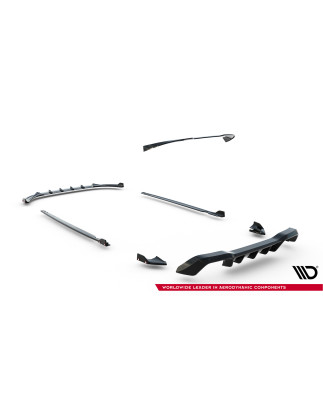 Splitters Set V.4 Volkswagen Golf R  Mk8 Facelift (Cod. M-VW-GO-8F-R-SET4)