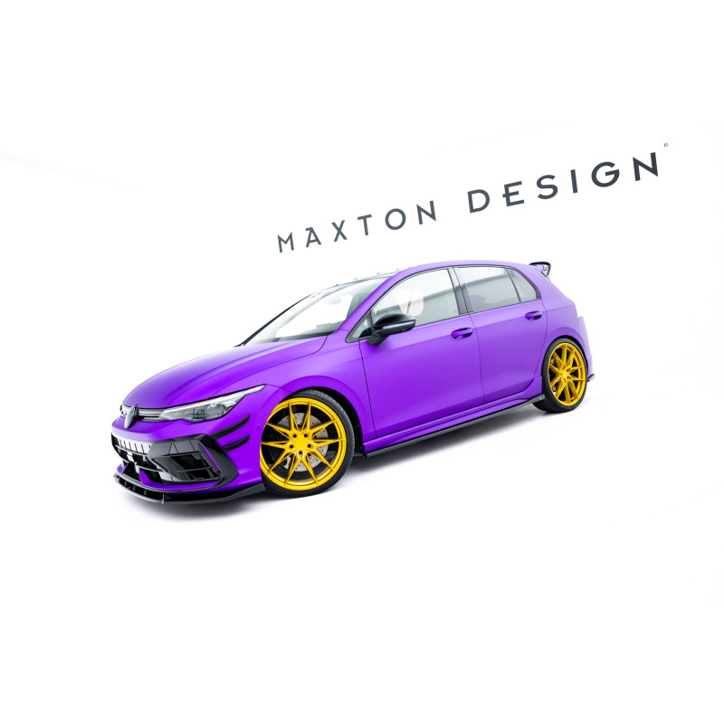 Splitters Set V.5 Volkswagen Golf R  Mk8 Facelift (Cod. M-VW-GO-8F-R-SET5)