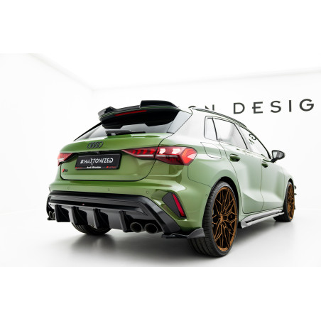 Sottoparaurti posteriore Audi S3 Sportback 8Y Facelift (Cod. M-AU-S3-8YF-S-RS1G-SBOO_OO)