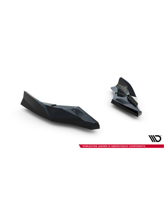 Splitters posteriori laterali V.4 Audi S3 Sportback 8Y Facelift (Cod. M-AU-S3-8YF-RSD4G)