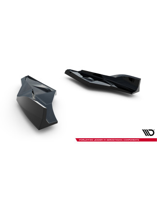 Splitters posteriori laterali V.4 Audi S3 Sportback 8Y Facelift (Cod. M-AU-S3-8YF-RSD4G)