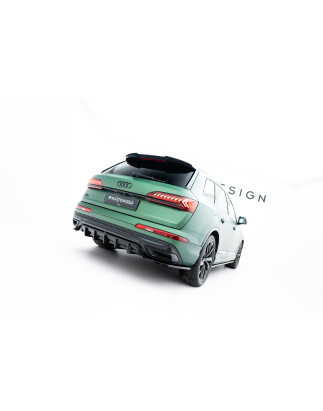 Splitter posteriore (con barre verticali) Audi Q7 S-Line Mk2 Facelift (Cod. M-AU-Q7-2F-SLINE-RD1G+RD