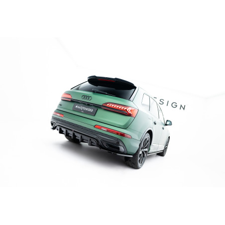 Splitter posteriore (con barre verticali) Audi Q7 S-Line Mk2 Facelift (Cod. M-AU-Q7-2F-SLINE-RD1G+RD