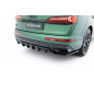 Splitter posteriore (con barre verticali) Audi Q7 S-Line Mk2 Facelift (Cod. M-AU-Q7-2F-SLINE-RD1G+RD