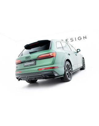 Splitter posteriore (con barre verticali) Audi Q7 S-Line Mk2 Facelift (Cod. M-AU-Q7-2F-SLINE-RD1G+RD