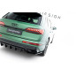 Splitter posteriore (con barre verticali) Audi Q7 S-Line Mk2 Facelift (Cod. M-AU-Q7-2F-SLINE-RD1G+RD