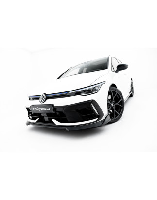 SPLITTER ANTERIORE V.4 Volkswagen Golf R  Mk8 Facelift (Cod. M-VW-GO-8F-R-FD4G)