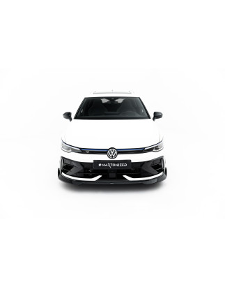 SPLITTER ANTERIORE V.4 Volkswagen Golf R  Mk8 Facelift (Cod. M-VW-GO-8F-R-FD4G)