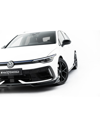 SPLITTER ANTERIORE V.4 Volkswagen Golf R  Mk8 Facelift (Cod. M-VW-GO-8F-R-FD4G)
