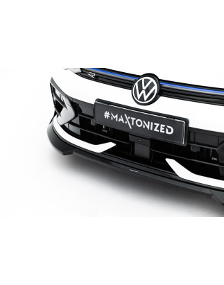 SPLITTER ANTERIORE V.4 Volkswagen Golf R  Mk8 Facelift (Cod. M-VW-GO-8F-R-FD4G)
