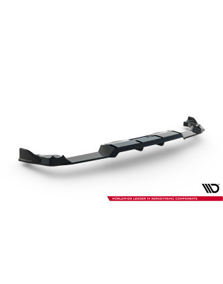 Splitter posteriore (con barre verticali) V.1 Volkswagen Golf R  Mk8 / Mk8 Facelift (Cod. M-VW-GO-8F