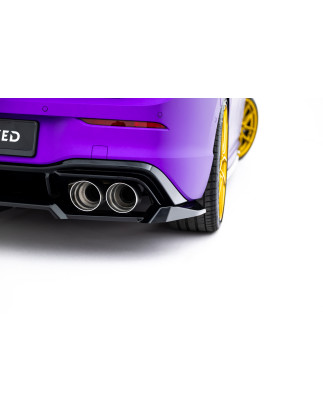 Splitter posteriore (con barre verticali) V.2 Volkswagen Golf R  Mk8 / Mk8 Facelift (Cod. M-VW-GO-8F