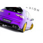 Splitter posteriore (con barre verticali) V.2 Volkswagen Golf R  Mk8 / Mk8 Facelift (Cod. M-VW-GO-8F