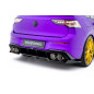 Splitter posteriore (con barre verticali) V.2 Volkswagen Golf R  Mk8 / Mk8 Facelift (Cod. M-VW-GO-8F