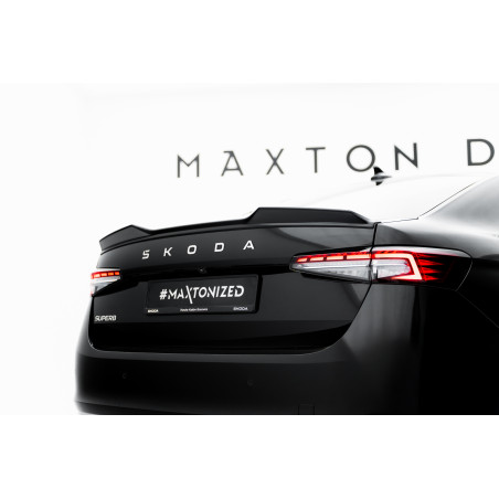 Spoiler Cap 3D Skoda Superb Standard / Sportline berlina Mk4 (Cod. M-SK-SU-4-CAP3D1G)