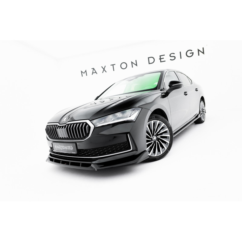 SPLITTER ANTERIORE V.2 Skoda Superb Mk4 (Cod. M-SK-SU-4-FD2G)