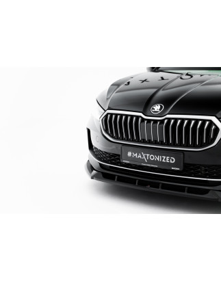 SPLITTER ANTERIORE V.2 Skoda Superb Mk4 (Cod. M-SK-SU-4-FD2G)