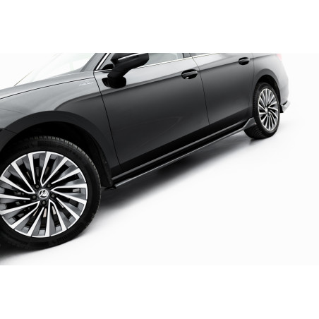 Diffusori minigonne V.2 Skoda Superb Mk4 (Cod. M-SK-SU-4-SD2G)