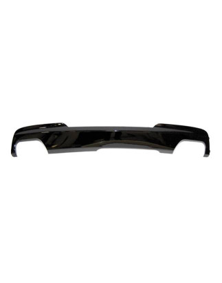 Diffusore Posteriore BMW F10 / F11 12-16 2 Uscite doppio Nero lucido (Cod. E-TCBF350)