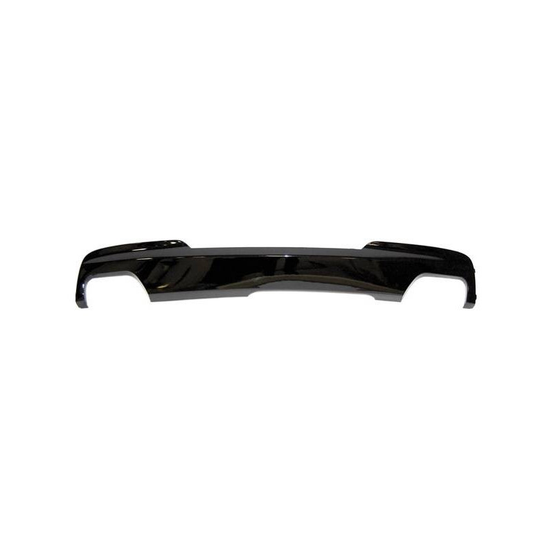 Diffusore Posteriore BMW F10 / F11 12-16 2 Uscite doppio Nero lucido (Cod. E-TCBF350)