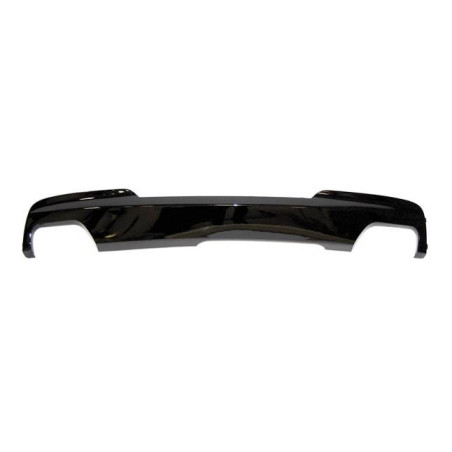 Diffusore Posteriore BMW F10 / F11 12-16 2 Uscite doppio Nero lucido (Cod. E-TCBF350)
