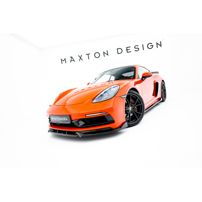 SPLITTER ANTERIORE  V.3 Porsche 718 Cayman GTS 982c (Cod. M-PO-CA-718-GTS-FD3G)