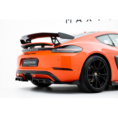 Splitter posteriore (con barre verticali) Porsche 718 Cayman GTS 982c (Cod. M-PO-CA-718-GTS-RD1G+RSD